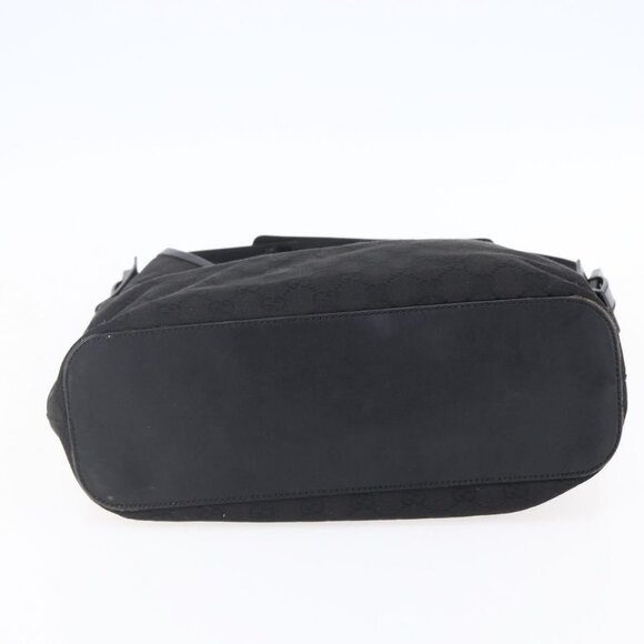 GUCCI GG Canvas Shoulder Bag Black 106242 Auth 149723 - Picture 6 of 16